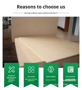 Low Density Fiberboard <strong>LDF</strong> Lightweight Eco-Friendly E0 Grade 3-12mm Thin Type for Packaging Liner/Back Panel/Decorative <strong>Board</strong> - Product Image 3