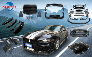 Kit carrosserie XLstyling pour <span class=keywords><strong>Dodge</strong></span> Charger, conversion et mise à niveau <span class=keywords><strong>SRT</strong></span>, pare-chocs avant et arrière, garde-boue, capot, spoiler, lifting - Product Image 5