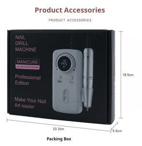 Nouvelle perceuse à ongles électrique portable rechargeable V1, vitesse élevée, 45 000 tours par minute, machine à polir les ongles électrique, 45 000 tr/min - Product Image 6