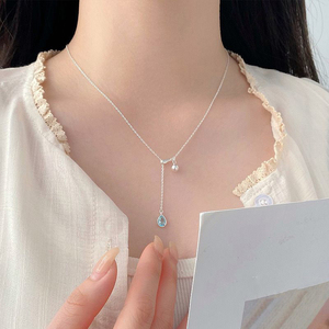 Collana in Argento Sterling 925, Catena Minimalista di Lusso per Clavicola, Non Sbiadisce - Product Image 2