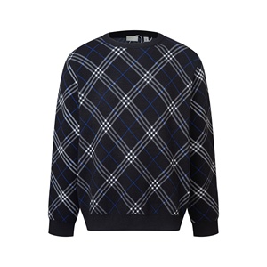Pull en tricot à motif losanges de qualité supérieure pour homme, chaud et élastique, idéal pour l'automne et l'hiver, style Bur berry. - Product Image 1