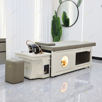 Nouveau design Mobilier de salon de beauté Lit de massage avec shampoing Lit de lavage Thai Head Spa Lit de lavage avec circulation d'eau et vapeur