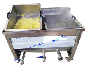 Línea de producción de patatas fritas <span class=keywords><strong>congeladas</strong></span> a pequeña escala a precio de fábrica/máquina de patatas fritas con CE - Product Image 4