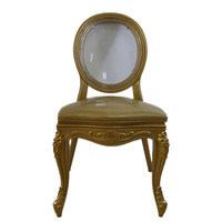 Chaise de banquet moderne et simple, confortable pour une utilisation sédentaire, pour hôtel et restaurant, avec dossier transparent, revêtement en plastique et cuir