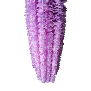Guirlandes artificielles de glycines et d'orchidées en soie, décorations de plafond pour mariage, 30 couleurs, installation à domicile - Product Image 5
