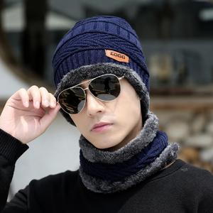 Gorro <span class=keywords><strong>de</strong></span> Punto <span class=keywords><strong>de</strong></span> Invierno a la Moda, Unisex, con Orejeras, Gorro <span class=keywords><strong>de</strong></span> Esquí con Forro <span class=keywords><strong>de</strong></span> Piel Sintética, Calentador <span class=keywords><strong>de</strong></span> Cuello, Venta al por Mayor, Logotipo Personalizado - Product Image 2