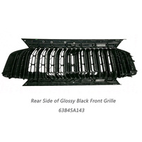 Grille de radiateur chromée brillante d'origine, grille de pare-chocs avant pour Jetour X50 Soueast X50 OE 63B45A143