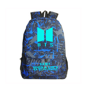 Nuevo estilo de Kpop BTS Merch mochila a prueba de balas, <span class=keywords><strong>la</strong></span> Escuela Secundaria del ejército luminosa Bangtan niños mochila - Product Image 2