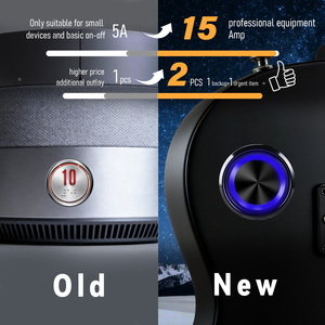 หัวโดมสแตนเลส/อลูมิเนียมสีดำปุ่มกดสำหรับงานหนัก IP65เกรดอุตสาหกรรม - Product Image 4