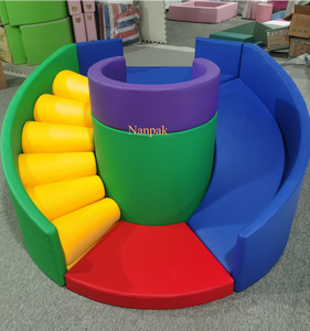 Ensemble de jeux gonflables doux pour événements, fêtes, anniversaires, aire de jeux intérieure, location d'équipements de jeux gonflables pour enfants, blanc, rouge, bleu, jaune, vert - Product Image 2
