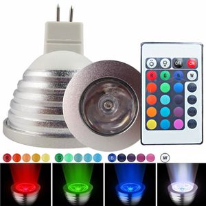 Bombillas de foco LED RGB para decoración del hogar, lámparas de luz que cambian de Color con Control remoto, 3W, E27, E14, <span class=keywords><strong>GU10</strong></span>, GU5.3, <span class=keywords><strong>MR16</strong></span> - Product Image 6