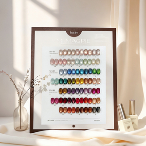 ชุดเจลทาเล็บแมวตาแมว MIMAGPIE 38 สี แบบ OEM ปราศจากสาร HEMA และ TPO พร้อมรับผลิตแบรนด์ส่วนตัว กลิตเตอร์แม่เหล็ก เจลยูวีสำหรับทาเล็บ อุปกรณ์ทำเล็บ - Product Image 1