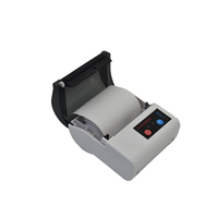 Imprimante portable de facturation 80mm noir et blanc avec lanière Imprimante mobile d'étiquettes thermiques sans fil Bluetooth pour téléphone portable