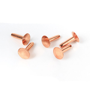 <span class=keywords><strong>Rivet</strong></span> à tête fraisée et à pointe avec rondelle en laiton et cuivre pour le <span class=keywords><strong>cuir</strong></span> - Product Image 4