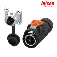Connecteur industriel étanche à verrouillage rapide MJ20, prise mâle, pour système d'énergie solaire extérieur, câblage IP67
