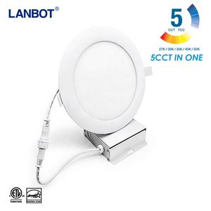 Lámpara de Panel LED Empotrable Regulable ZhongShan Lanbot ETL LBT-<span class=keywords><strong>PL</strong></span>-10A SLIM, Downlight, Luz de Techo con Caja de Conexiones - Product Image 6