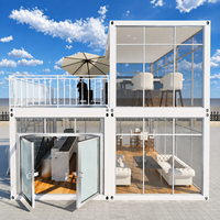 Maison conteneur préfabriquée mobile sur mesure pour café, isolée, écologique, avec certification CE