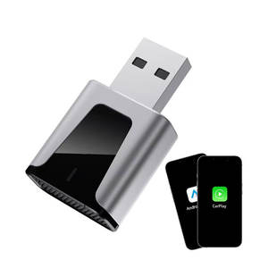 M3 Mini 2 in 1 Ai Box Adaptor CarPlay & Android Auto Berkabel ke Nirkabel WiFi BT Connect Plug & Play Dongle 2in1 untuk Car Play Berkabel - Product Image 1