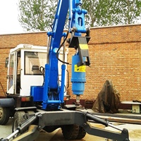 Vibro-foreuse à couple élevé certifiée CE - Machine de forage puissante pour excavatrices de 1 à 36 tonnes