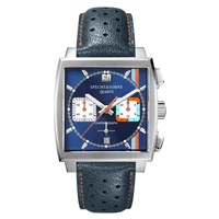Nouveautés 2025, montre à quartz chronographe de luxe rectangulaire pour homme, acier inoxydable, mouvement japonais VK63, très vendue