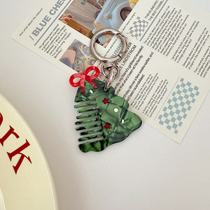 All'ingrosso nuova forma a forma di portachiavi piccolo pettine animale piccolo ciondolo pettine - Product Image 4