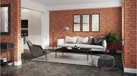 Nouveaux panneaux muraux modernes en briques rouges, légers, en polyuréthane modifié, imitation pierre, ignifuges, imperméables, pour escaliers et villas