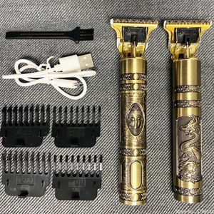 Tondeuse à Cheveux Professionnelle T9 de Barbier, Rechargeable Électrique Sans Fil USB, Lames en Acier Inoxydable Allemand, Étanchéité <span class=keywords><strong>IPX2</strong></span> pour Usage Domestique - Product Image 1