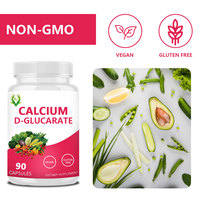 Oem Odm Calcium D Glucaraat Capsules Met Zwarte Peppe-Extract Ondersteunen Voedingssupplementen Voor De Gezondheid Van De Lever Calciumcapsules