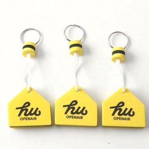 High Quality <b>Custom</b> Logo Floating <b>Keychain</b> Wholesale Eva Foam Promotional Carabiners & Keychains - Product Image 5