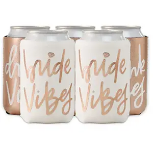 bride to be party decorations Insulated Beer Can Cooler Sleeves for Bachelorette Party supplier Favors bride to be gift set