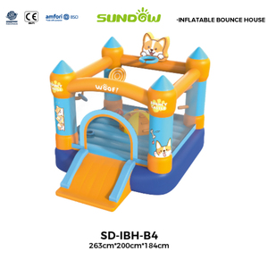 Parc de trampolines gonflables Sundow pour enfants, château gonflable commercial extérieur avec toboggan - Product Image 5