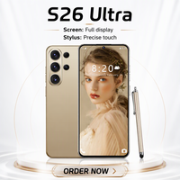 Smartphone Android S26 Ultra Haute Performance 7,3 Pouces Caméra Arrière 108MP 2K HD Octa Core 16+1 To Débloqué 5G CDMA 144Hz
