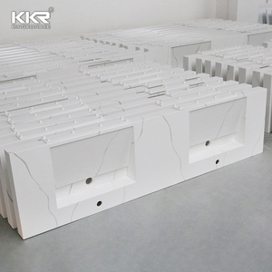 Bồn Rửa Mặt Rắn Trắng Tinh Khiết Kingkonree, Bồn Rửa Tay/Bồn Rửa <span class=keywords><strong>Mini</strong></span> - Product Image 2