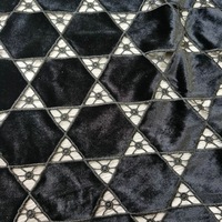 Robe de soirée en velours noir de luxe pour femmes, automne-hiver, tissu en dentelle brodée découpée au laser, style uni pour vêtements textiles