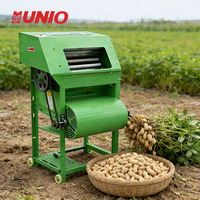 Décortiqueuse d'arachides automatique UNIO, haute efficacité, électrique, pour usage domestique, équipement fiable de récolte d'arachides pour petites exploitations agricoles