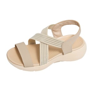 Women Summer New Soft Bottom Wedge <b>Sandals</b> Thick Bottom Comfortable European American Beach <b>Sandals</b> - Product Image 5