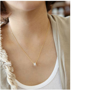 New 925 <b>Sterling</b> <b>Silver</b> Zircon Crown <b>Necklaces</b> Pendant Fashion <b>Sterling</b> <b>Silver</b> Jewelry Statement for <b>Women</b> Bijoux - Product Image 2