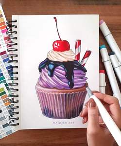 Marcadores <span class=keywords><strong>Ohuhu</strong></span> 216+1 Colores Clásicos Marcadores de Arte con Doble Punta de Alcohol, Pincel y Cincel - Product Image 6