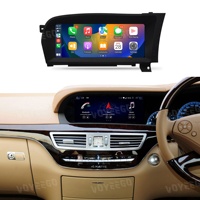 Voyeego 10,25 pulgadas 4 + 64GB Android 13 GPS Radio Multimedia pantalla táctil Carplay coche REPRODUCTOR DE DVD para S Class W221 2005-2013 RHD