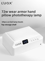 LUGX 72W Lampe de Photothérapie Professionnelle Haut de Gamme UV+LED Haute Puissance Séchage Rapide Double Main à Brancher pour Salon Vente en Gros
