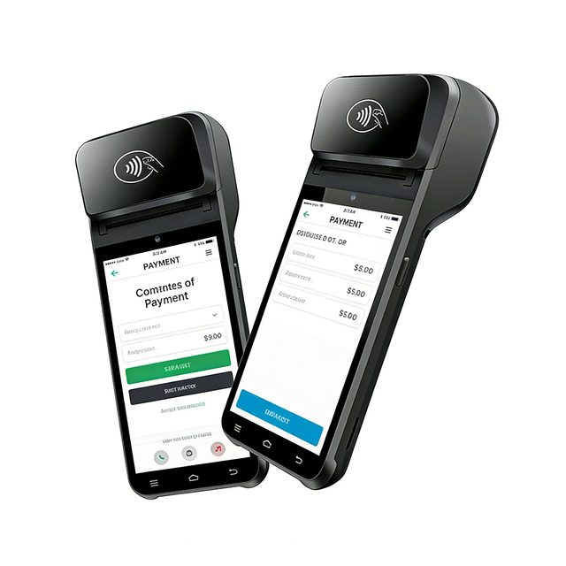 FP6200 Android 13 Mobile POS Terminal with Thermal Printer | 5.5" Touchscreen Smart POS Machine with 4G/WiFi/Bluetooth/USB/NFC