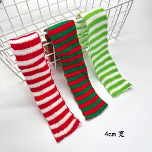 Mini écharpe de Noël 30 cm, accessoire en peluche, petite écharpe, décoration de Noël, écharpe tricotée en fil, décoration de Noël - Product Image 2