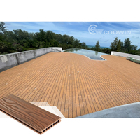 Extérieur bambou eva bateau double pont ponton bateau mousse decking