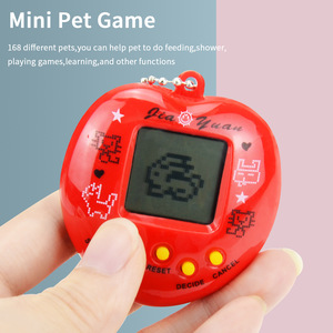 Jeu électronique éducatif OEM Tamagotchi en plastique en forme de cœur de pêche avec ours, animaux virtuels numériques, version originale <span class=keywords><strong>Pix</strong></span> - Product Image 4