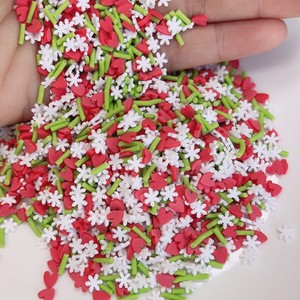 Chenxi 1Kg Mix Giáng Sinh Polymer Sprinkles Clays <span class=keywords><strong>Deer</strong></span> Santa Sprinkles DIY Slime Lát Cho Nhựa Thủ Công Mỹ Nghệ - Product Image 6