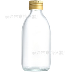 Qiujing Instrument Factory Glass <b>Bottles</b> Round Screw Cap Sealed Reagent <b>Bottle</b> Pharmaceutical Use Clear Surface - Product Image 5