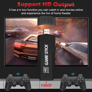 New X2 cộng với trò chơi Stick GD10 Pro 4K HD Retro Video Trò chơi giao diện điều khiển không dây 64GB 30000 trò chơi TV 30 giả lập cho PS1/N64 - Product Image 5