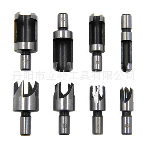 Wood Plug Drill <b>Set</b> Metric Counterbore Bright Uncoated Round Shank Multi Item <b>Set</b> For Woodworking Hole Opening - Product Image 3