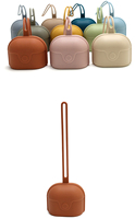Support de sucette en silicone personnalisé, étui de rangement portable mignon, support de sucette en silicone, housse de sucette, boîte à sucette