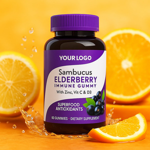 면역 지원 및 성인용 아연 비타민 C & <span class=keywords><strong>D3</strong></span> 함유 천연 엘더베리 항산화 캡슐-비건 OEM 공장 - Product Image 3